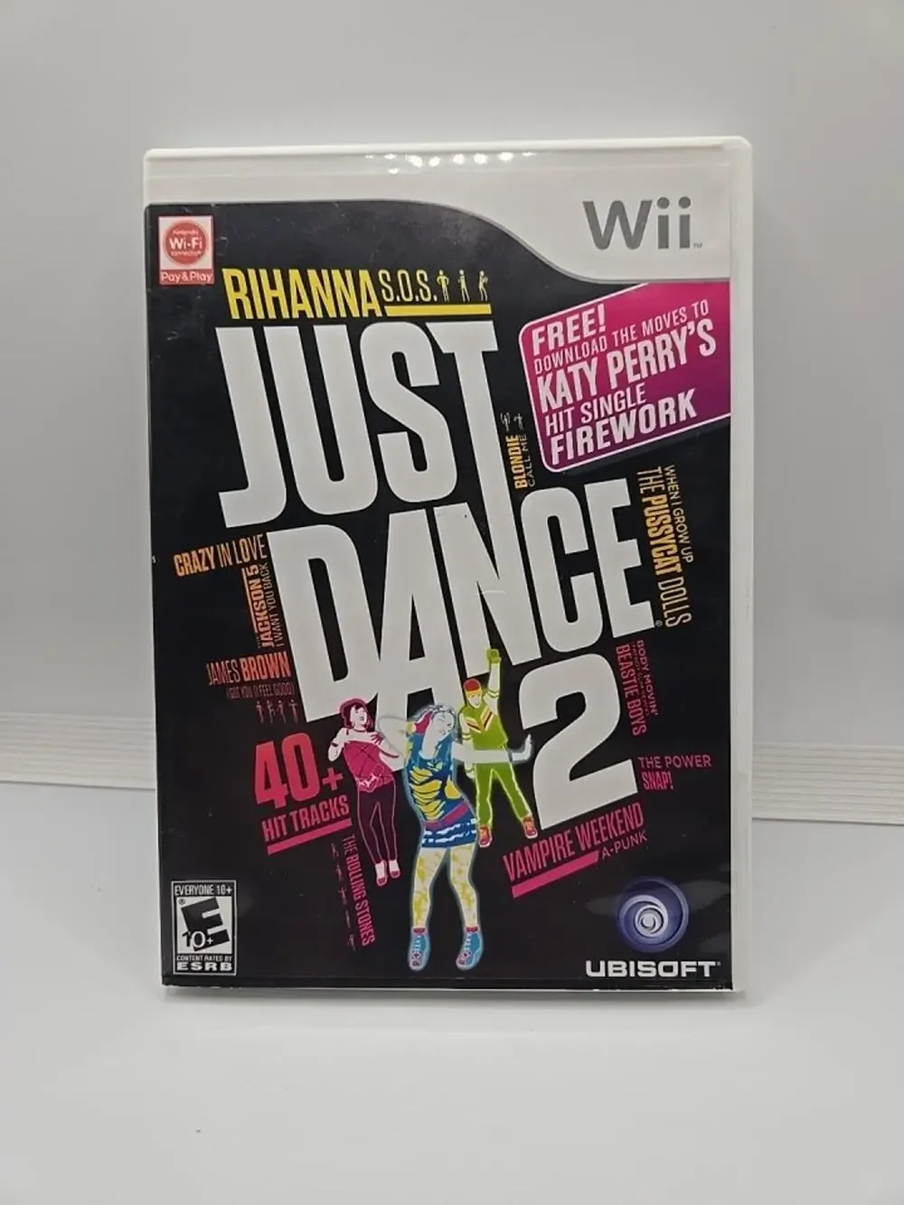 Ubisoft Just Dance 2 Nintendo Wii 2010 Complete w/ Manual E10+ NTSC-U/C